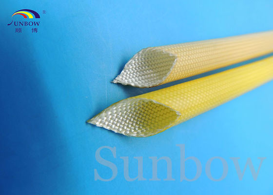 Κίνα SUNBOW RoHS 155C F grade  Dielectric Insulation PU Fiberglass Sleeving for Motors προμηθευτής