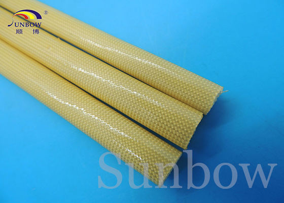 Κίνα heat resistance and good electrical performance ployurethane fiberglass(PU fiberglasssleeve） προμηθευτής