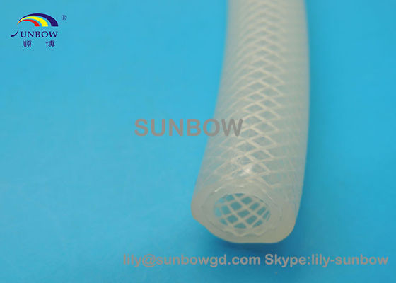Κίνα SUNBOW 12MM Food Grade Extruded Fiber Reinforced Silicone Rubber Tubing προμηθευτής