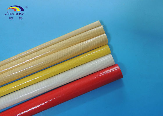 Κίνα polyurethane fiberglass sleeve treated in high temperature and  oil proof &amp; water proof προμηθευτής