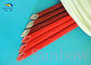 UL τούβλου κόκκινα σιλικόνης φίμπεργκλας sleeving μανίκια φίμπεργκλας σιλικόνης ντυμένα λάστιχο προμηθευτής
