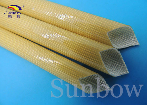 Κίνα ROHS &amp; Rated,voltage 300V polyurethane fiberglass sleeve (PU fiberglass sleeve) προμηθευτής